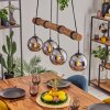 Koyoto lampa wisząca, kula świetlna, lampa wisząca kolory naturalne, czarny, 4-punktowe