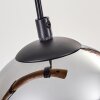 Koyoto lampa wisząca, kula świetlna, lampa wisząca kolory naturalne, czarny, 4-punktowe