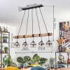Koyoto lampa wisząca, kula świetlna, lampa wisząca kolory naturalne, czarny, 5-punktowe