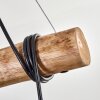 Koyoto lampa wisząca, kula świetlna, lampa wisząca kolory naturalne, czarny, 5-punktowe