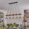 Koyoto lampa wisząca, kula świetlna, lampa wisząca kolory naturalne, czarny, 5-punktowe