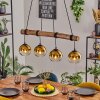 Koyoto lampa wisząca, kula świetlna, lampa wisząca kolory naturalne, czarny, 4-punktowe