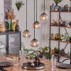 Koyoto Lampa wisząca, Kula świetlna, Lampa wisząca Przezroczysty, Przydymiony, 4-punktowe