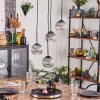 Koyoto Lampa wisząca, Kula świetlna, Lampa wisząca Przezroczysty, Przydymiony, 4-punktowe