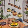 Koyoto lampa wisząca, kula świetlna, lampa wisząca kolory naturalne, czarny, 4-punktowe