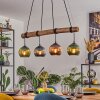 Koyoto lampa wisząca, kula świetlna, lampa wisząca kolory naturalne, czarny, 4-punktowe