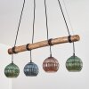 Koyoto lampa wisząca, kula świetlna, lampa wisząca kolory naturalne, czarny, 4-punktowe