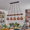 Koyoto lampa wisząca, kula świetlna, lampa wisząca kolory naturalne, czarny, 5-punktowe