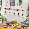 Koyoto lampa wisząca, kula świetlna, lampa wisząca kolory naturalne, czarny, 5-punktowe