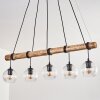 Koyoto lampa wisząca, kula świetlna, lampa wisząca kolory naturalne, czarny, 5-punktowe