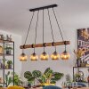 Koyoto lampa wisząca, kula świetlna, lampa wisząca kolory naturalne, czarny, 5-punktowe