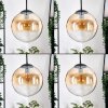 Gastor lampa wisząca, kula świetlna, lampa wisząca bursztynowy, przezroczysty, 3-punktowe