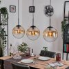 Gastor lampa wisząca, kula świetlna, lampa wisząca bursztynowy, przezroczysty, 3-punktowe