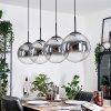 Gastor Lampa wisząca, Kula świetlna, Lampa wisząca Przezroczysty, Przydymiony, 4-punktowe