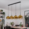 Gastor Lampa wisząca, Kula świetlna, Lampa wisząca Złoty, Przezroczysty, 4-punktowe