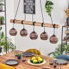 Koyoto lampa wisząca, kula świetlna, lampa wisząca kolory naturalne, czarny, 5-punktowe