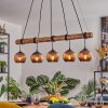 Koyoto lampa wisząca, kula świetlna, lampa wisząca kolory naturalne, czarny, 5-punktowe