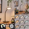 Buktrup lampka biurkowa, lampa stołowa LED czarny, 1-punktowy
