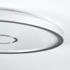 Simonstorp Lampa sufitowa, Panel LED Srebrny, Biały, 1-punktowy