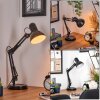 Nurmasuando lampa stołowa, lampka do czytania czarny, 1-punktowy