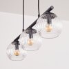 Koyoto Lampa wisząca, Kula świetlna, Lampa wisząca Przezroczysty, 3-punktowe