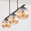 Koyoto Lampa wisząca, Kula świetlna, Lampa wisząca W kolorze bursztynu, 3-punktowe