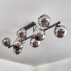 Gastor Lampa sufitowa, Kula świetlna Chrom, Przydymiony, 10-punktowe