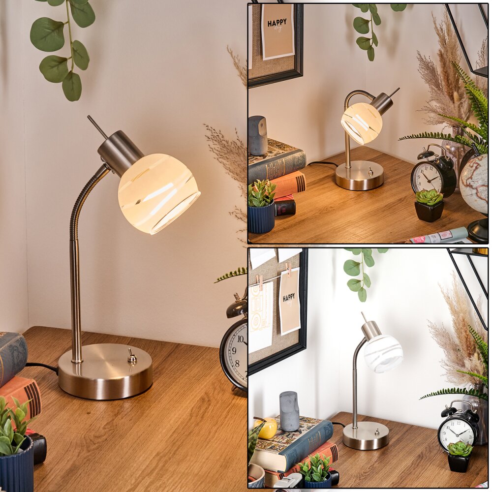 Warga Lampa stołowa, Lampa do czytania Nikiel matowy, 1-punktowy main product photo