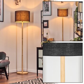 Bassagoda lampa stojąca kolory naturalne, 1-punktowy