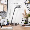 Vringelby lampka biurkowa, lampa stołowa, lampka do czytania LED srebrny, 1-punktowy, Zmieniacz kolorów