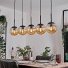 Gastor Lampa wisząca, Kula świetlna, Lampa wisząca W kolorze bursztynu, 5-punktowe