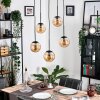 Gastor lampa wisząca, kula świetlna, lampa wisząca bursztynowy, 5-punktowe