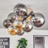 Gastor Lampa sufitowa, Kula świetlna W kolorze bursztynu, Przydymiony, 10-punktowe