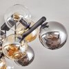 Gastor lampa sufitowa, kula świetlna bursztynowy, przezroczysty, przydymiony, 10-punktowe