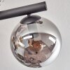 Gastor Lampa sufitowa, Kula świetlna W kolorze bursztynu, Przezroczysty, Przydymiony, 10-punktowe