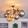 Gastor Lampa sufitowa, Kula świetlna W kolorze bursztynu, Przezroczysty, Przydymiony, 10-punktowe