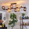 Gastor Lampa sufitowa, Kula świetlna W kolorze bursztynu, Przezroczysty, Przydymiony, 10-punktowe