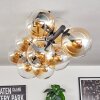 Gastor lampa sufitowa, kula świetlna bursztynowy, przezroczysty, 10-punktowe
