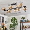 Gastor lampa sufitowa, kula świetlna bursztynowy, przezroczysty, 10-punktowe