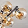 Gastor lampa sufitowa, kula świetlna bursztynowy, przezroczysty, 10-punktowe