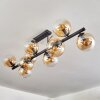 Gastor lampa sufitowa, kula świetlna bursztynowy, przezroczysty, 10-punktowe