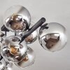 Gastor Lampa sufitowa, Kula świetlna Chrom, Przezroczysty, Przydymiony, 10-punktowe