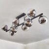 Gastor Lampa sufitowa, Kula świetlna Chrom, Przezroczysty, Przydymiony, 10-punktowe