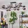 Gastor Lampa sufitowa, Kula świetlna Chrom, Przezroczysty, Przydymiony, 10-punktowe
