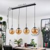 Gastor lampa wisząca, kula świetlna, lampa wisząca bursztynowy, 4-punktowe
