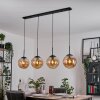 Gastor lampa wisząca, kula świetlna, lampa wisząca bursztynowy, 4-punktowe
