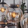 Gastor Lampa wisząca, Kula świetlna, Lampa wisząca W kolorze bursztynu, Przezroczysty, 4-punktowe