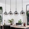 Gastor Lampa wisząca, Kula świetlna, Lampa wisząca Przezroczysty, Przydymiony, 4-punktowe