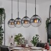 Gastor Lampa wisząca, Kula świetlna, Lampa wisząca Przezroczysty, Przydymiony, 4-punktowe