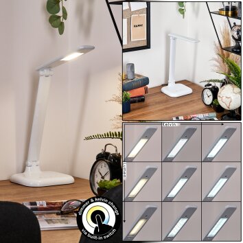 Munkdrup lampa stołowa, lampka do czytania LED biały, 1-punktowy